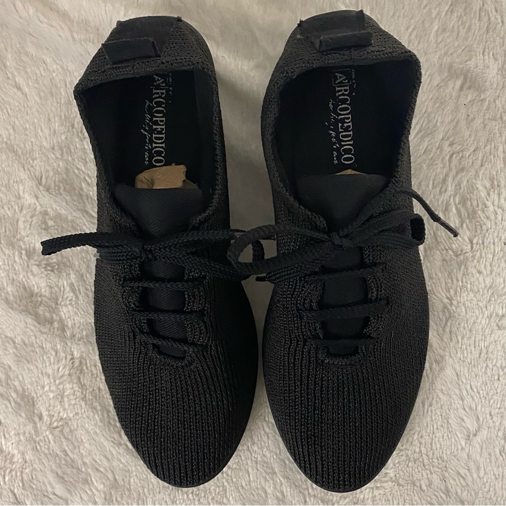 Arcopedico Women’s LS Black Knit Lace Up Shoes Size 42 EU (10.5-11) “shocks” - Picture 8 of 11
